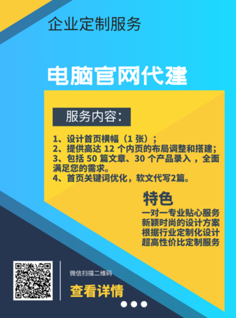 电脑官网代建