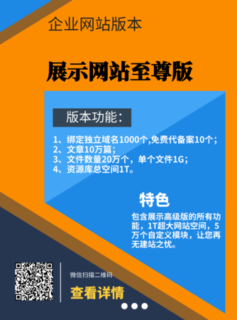 展示网站至尊版